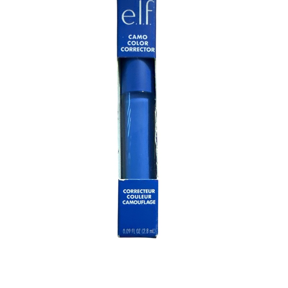 ELF Camo Color Corrector Blue Full Coverage Satin Finish 0.09 Fl Oz NEW